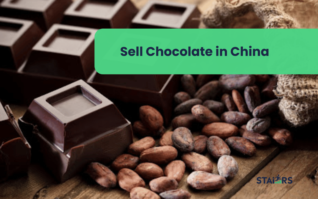 How do international chocolate brands sell chocolate in the Chinese market?