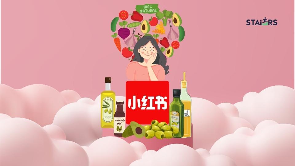 Xiaohongshu pour vendre les huiles végétales